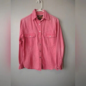 Harley-Davidson Pink Button Down Shirt